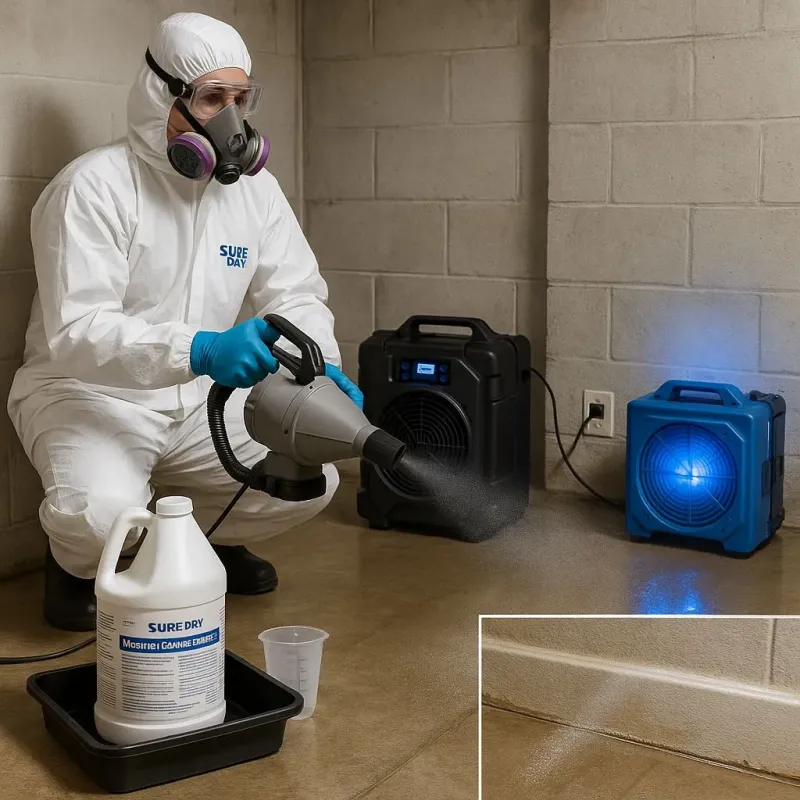 Sanitization and Odor Removal process in Hildebran, NC