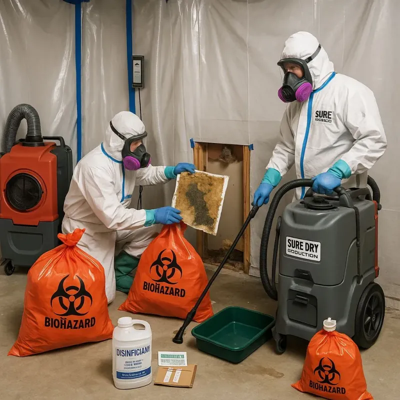 Contaminated Water Handling Protocols process in Hildebran, NC