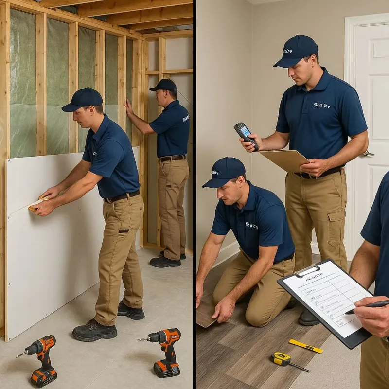 Repairs and Reconstruction process in Hildebran, NC