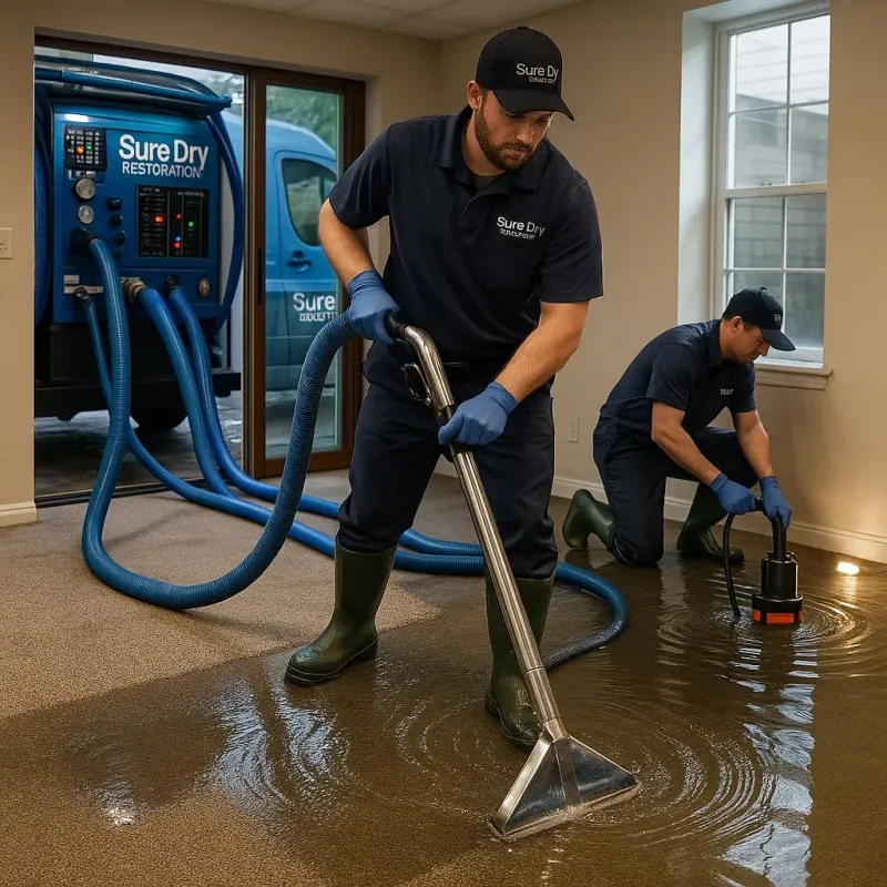 Water Extraction and Removal process in Hildebran, NC